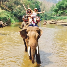 Luciana Bez Fontana faz amazing trip pela Tailândia