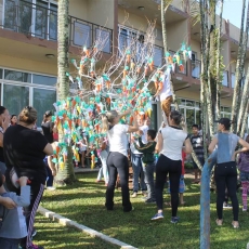 Comunidade de Maracajá decora as praças  da cidade