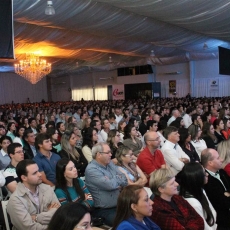 Joaquim Barbosa fala para 1,8 mil pessoas em Criciúma