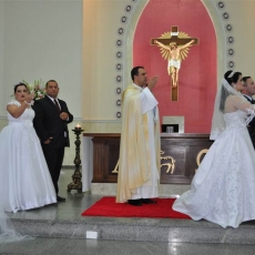 Sandro Geremias e Josiane Silveira selam matrimônio