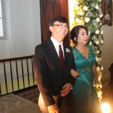 Daniel Nebuya e Camila Fernandes selam matrimônio