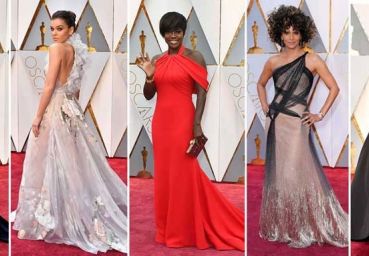 Vestidos Five Stars no Red Carpet do Oscar 2017