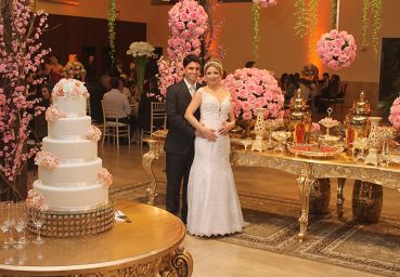 A boda de Fábio Kleveston e Gabriela Marangoni - Festa