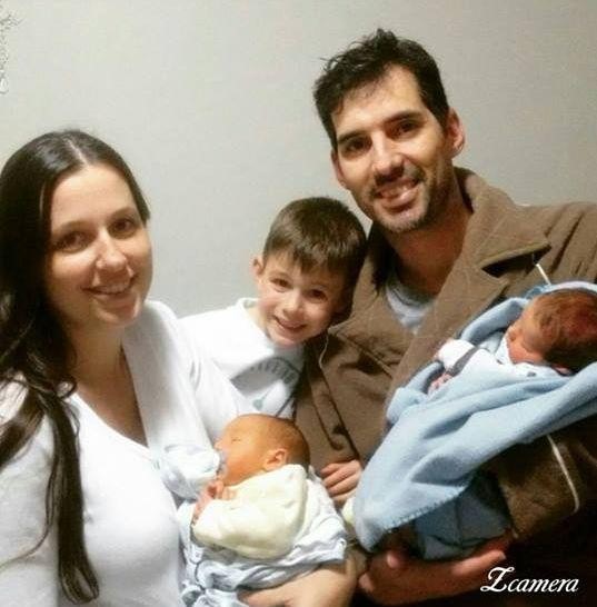 Casal Gisele e Eduardo Alamini, são abençoados com gêmeos