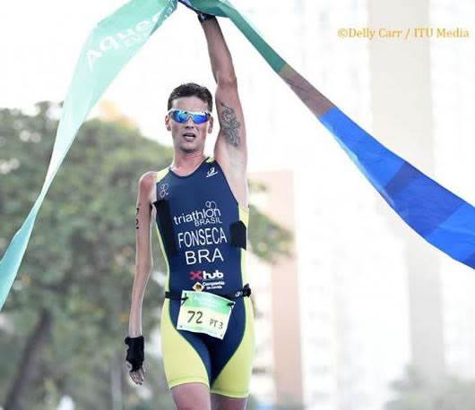 Jorge Fonseca conquistou o título de campeão da categoria PT3 do Campeonato Sarasota CAMTRI Paratriathlon American Championship