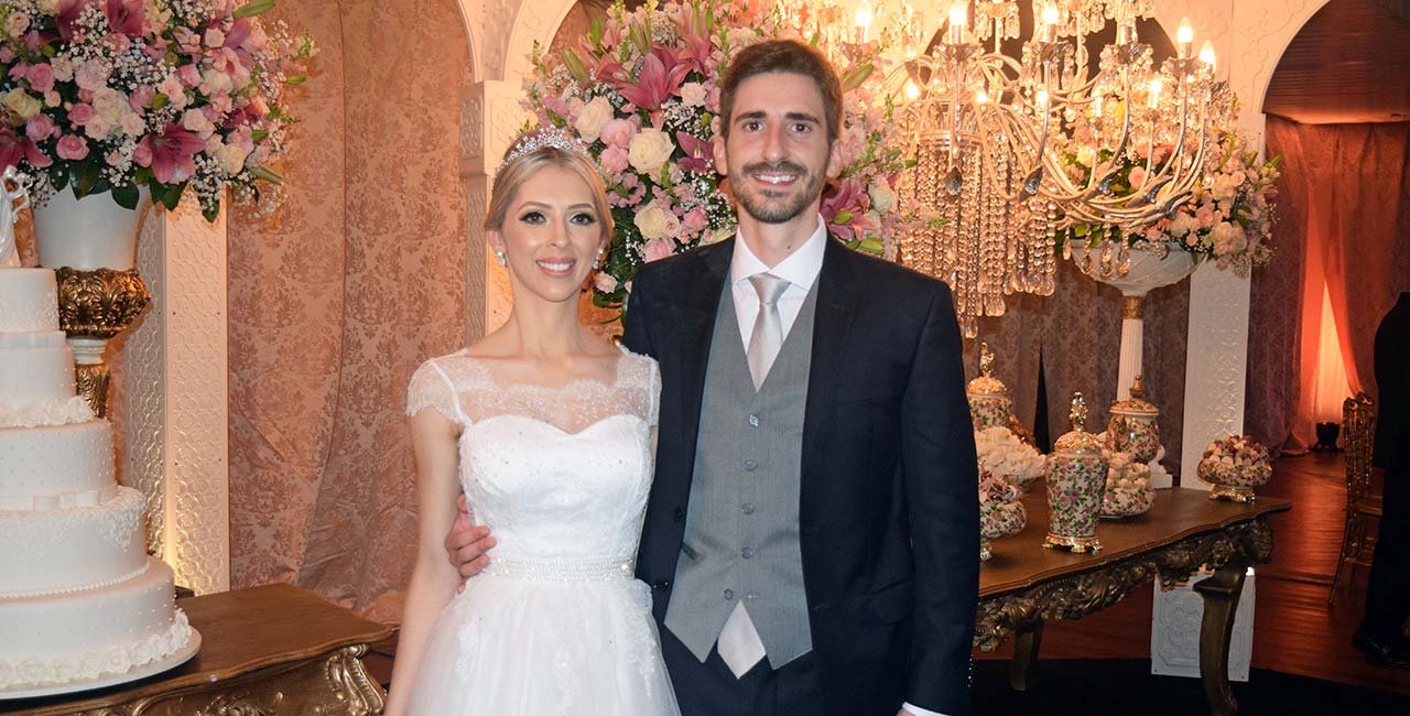 A elegante noite de matrimônio dos jovens engenheiros em Araranguá