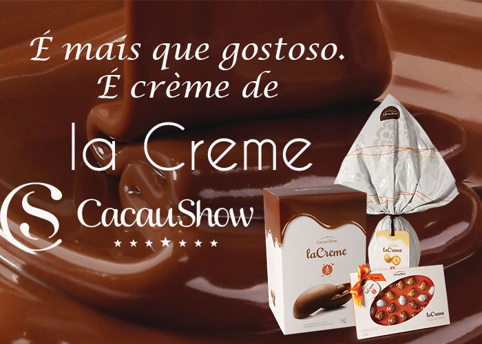 Gostoso saboroso e delicioso é o crème de la Creme.