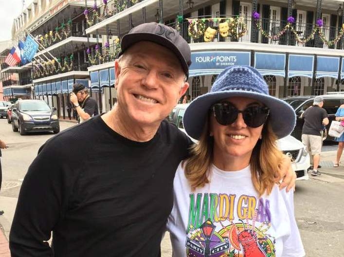 Mardi Gras é a festa escolhida pelo casal para aproveitar a folia de New Orleans