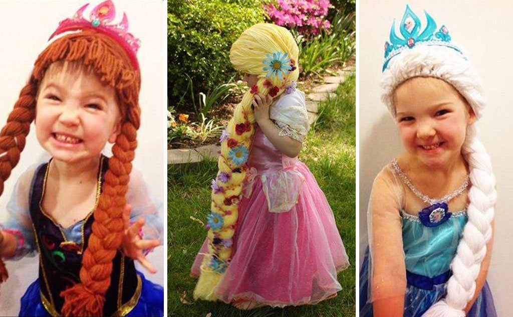 Menina que luta contra câncer mostra a beleza das princesas