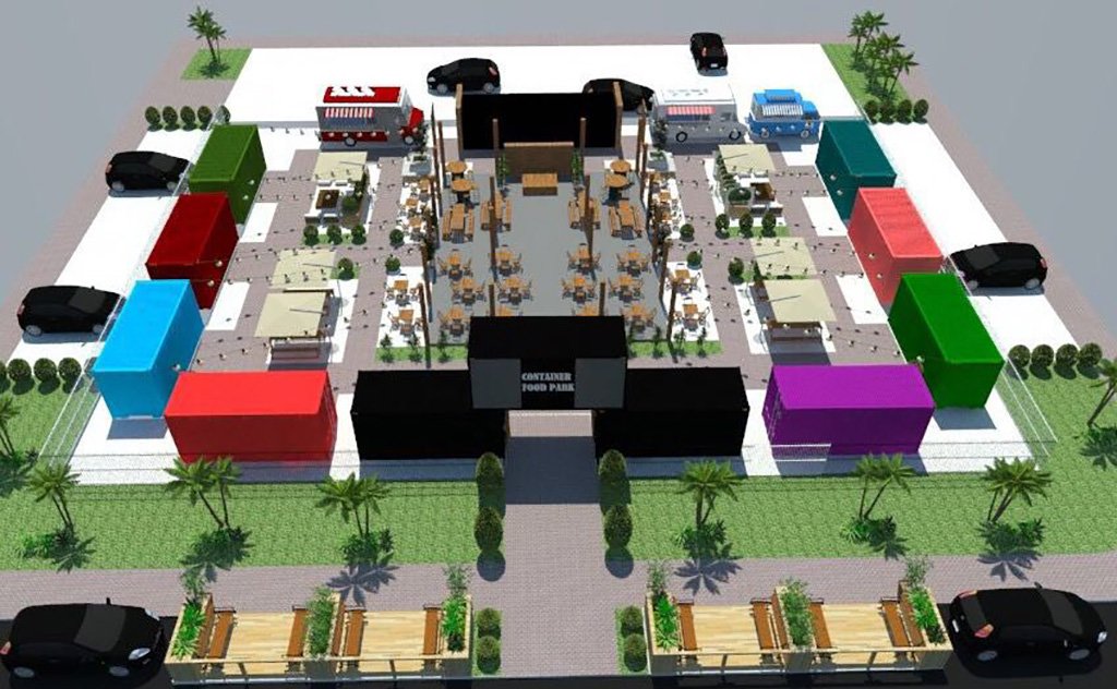 Especializado em culinária gourmet de rua, o Container Food Park será inaugurado em agosto