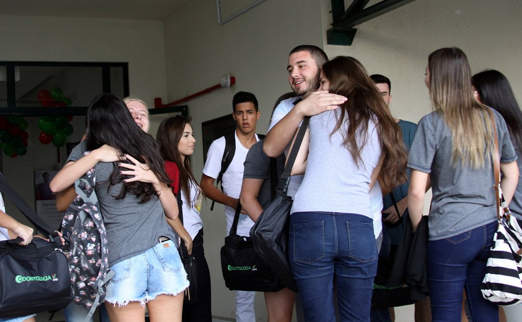 Universidade preparou uma recepção especial para a volta às aulas