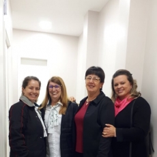 Gessyca  Jerônimo, Filipe João e Jadna Farias inauguram clínica em Turvo 