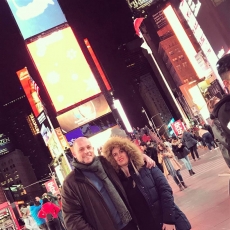 Danusa Bristot e Fernando Concencio visitam NY