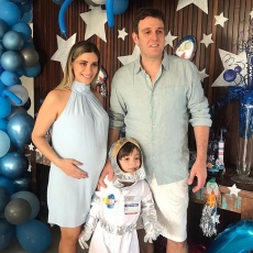 Catherine e Ricardo Guidi celebra aniversário do filho 