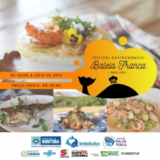 Festival Gastronômico Baleia Franca valoriza o turismo, em Imbituba 
