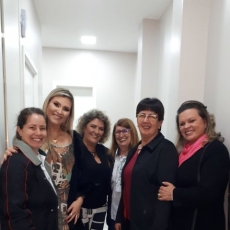 Gessyca  Jerônimo, Filipe João e Jadna Farias inauguram clínica em Turvo 
