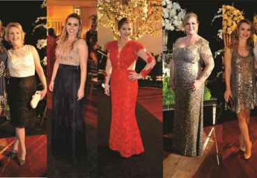 Looks do enlace de Júnior Menegalli e Paula Biz