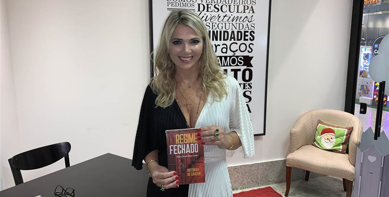 Autora estrela lançamento do livro Regime Fechado