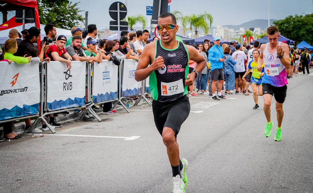  Durante a Meia Maratona Internacional de Florianópolis