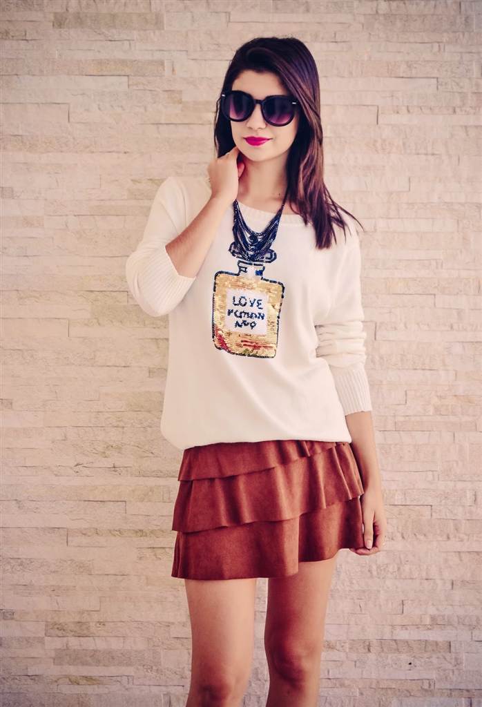 A blogueira araranguaense posta dicas e tendências da moda no blog Beleza em Foco.