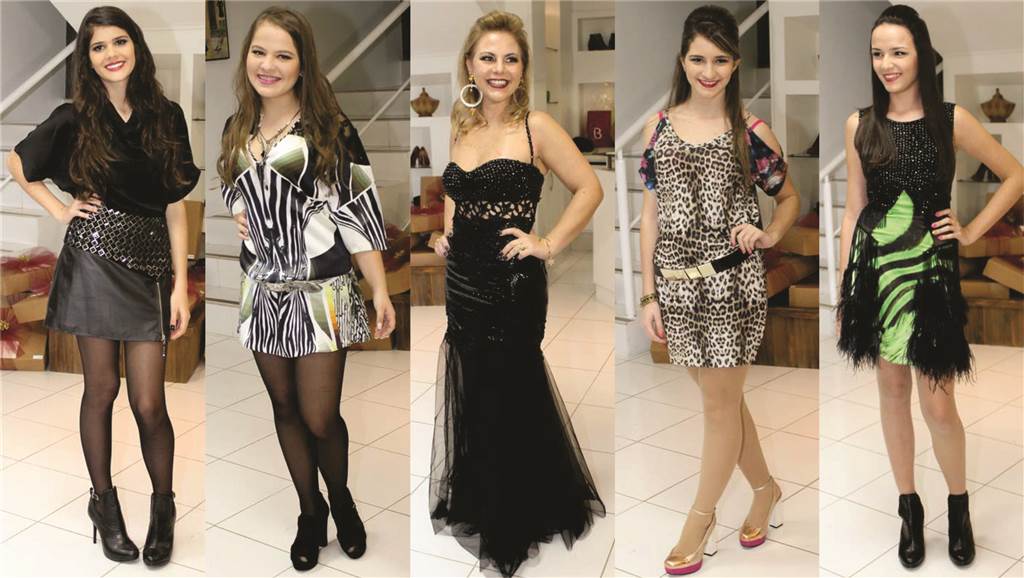 Com elegância, as garotas apresentaram looks da La Rue Boutique