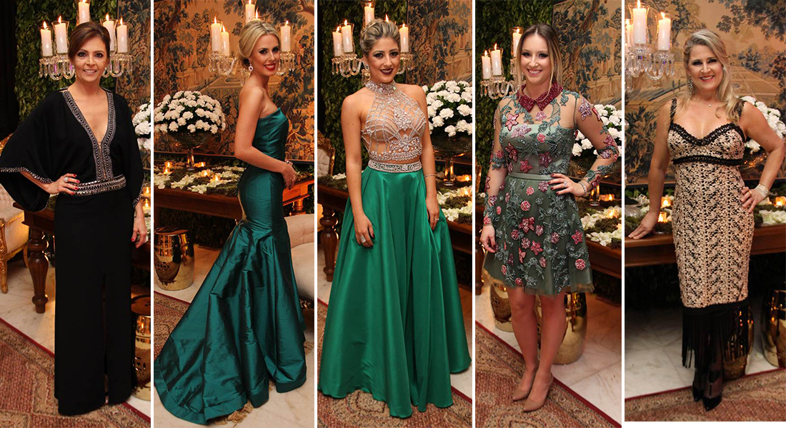 Produções glamourosas acompanham noite elegante