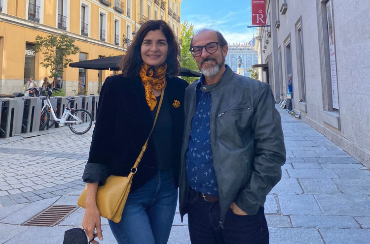 Marcos Santuario e Soledad Villamil estiveram Madri para o maior encontro do audiovisual ibero-americano