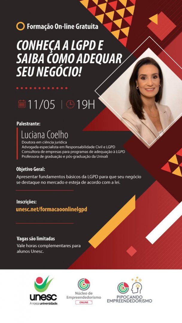 O evento online acontece nesta terça-feira (11) com a palestrante Luciana Coelho